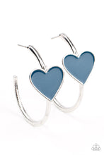 Load image into Gallery viewer, Earrings - Kiss Up - Blue

