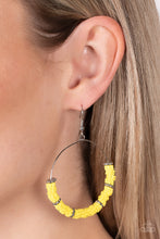 Load image into Gallery viewer, Earrings - Loudly Layered - Yellow
