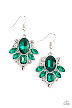 Load image into Gallery viewer, Earrings - Glitzy Go-Getter - Green
