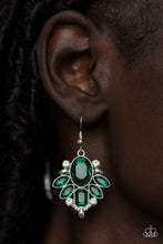Load image into Gallery viewer, Earrings - Glitzy Go-Getter - Green
