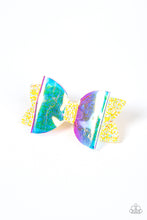Load image into Gallery viewer, Hair Bow - Futuristic Favorite - Yellow
