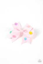 Load image into Gallery viewer, Hair Bow - Pom Poms Promenade - Pink
