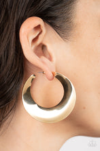 Load image into Gallery viewer, Earrings - Power Curves - Gold
