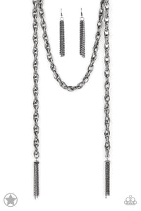Necklace Set - SCARFed for Attention - Gunmetal