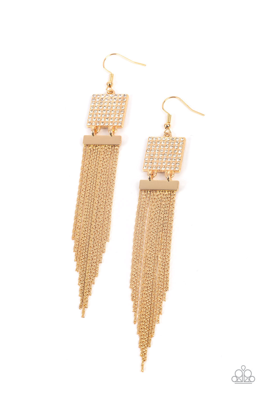 Earrings - Dramatically Deco - Gold