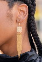 Load image into Gallery viewer, Earrings - Dramatically Deco - Gold
