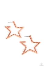 Load image into Gallery viewer, Earrings - All-Star Attitude - Copper
