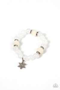 Little Kid Bracelet - White Snowflake