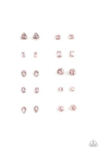 Load image into Gallery viewer, Earrings - Glittery Pink Rhinestone

